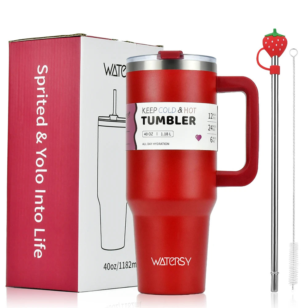 30oz/40OZ Stainless Steel Tumbler Large Capacity Thermal Bottle Double Vacuum Flasks Keep