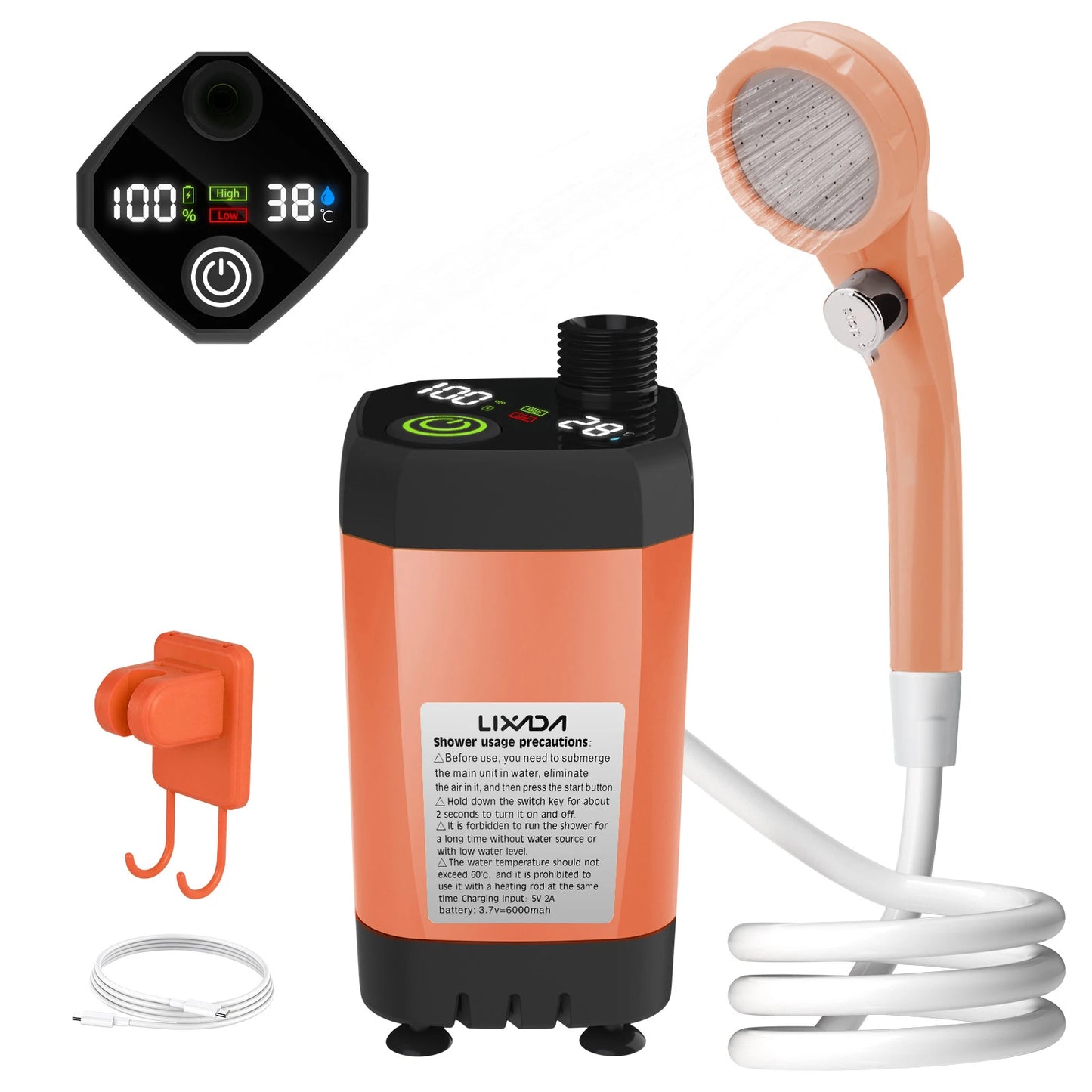 Camping Shower Pump RV Outdoor Shower
