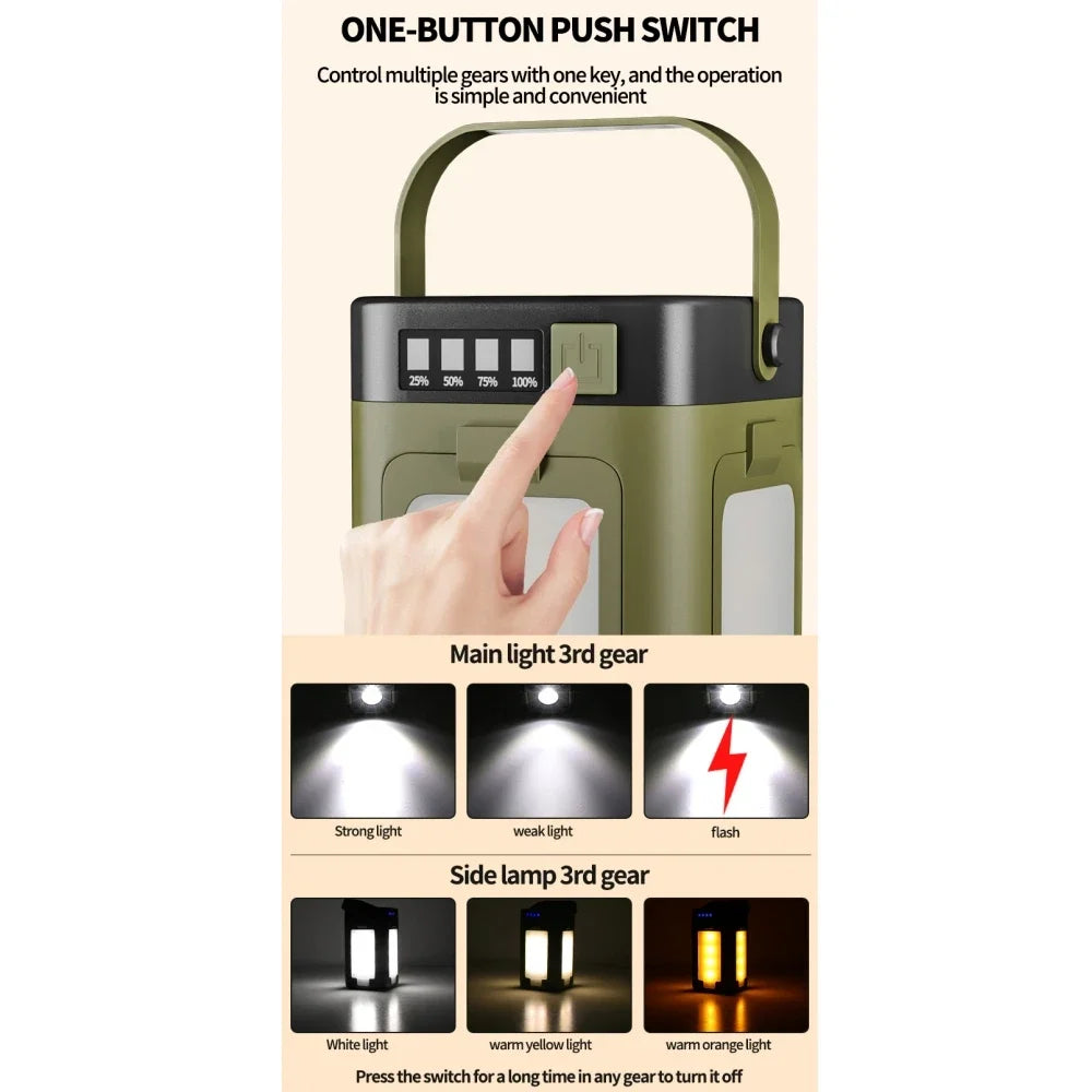 Solar Outdoor Portable Camping Light Solar