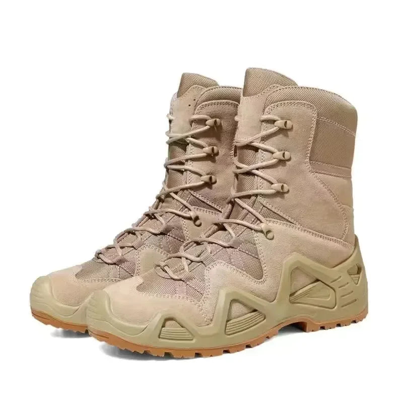 Mens Combat Tactical Boots WaterProof Outdoor Hiking