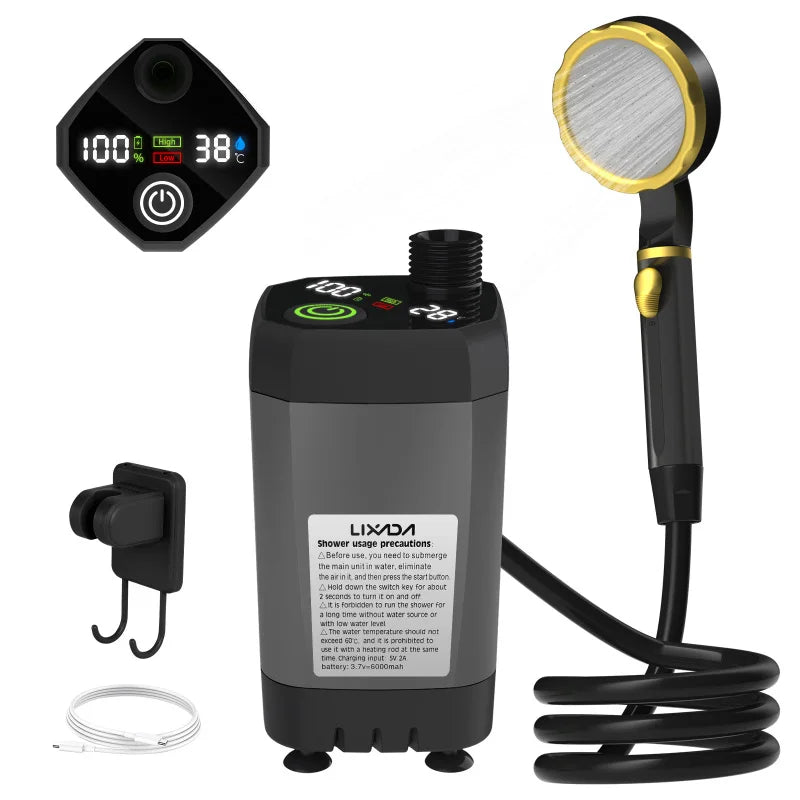 Camping Shower Pump RV Outdoor Shower