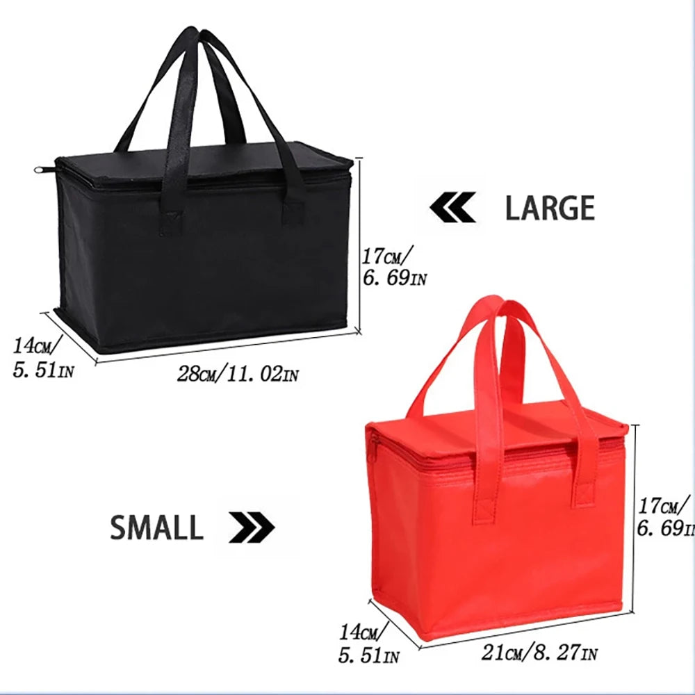 Portable Lunch Cooler Bag Folding Insulation Picnic Ice Pack Food Thermal Bag
