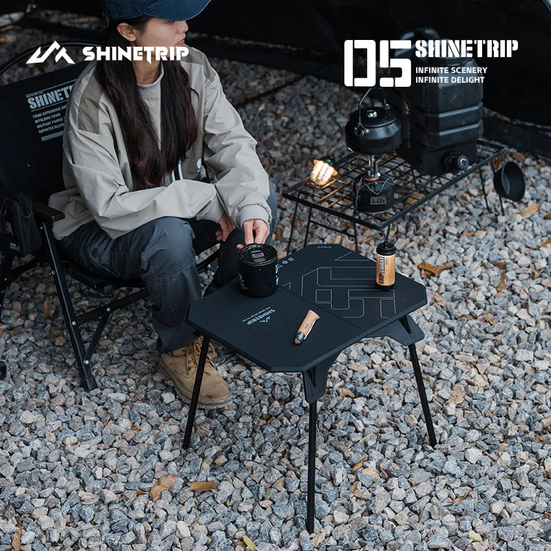 ShineTrip 05 Series Ultralight Dual Purpose Table Outdoor Camping