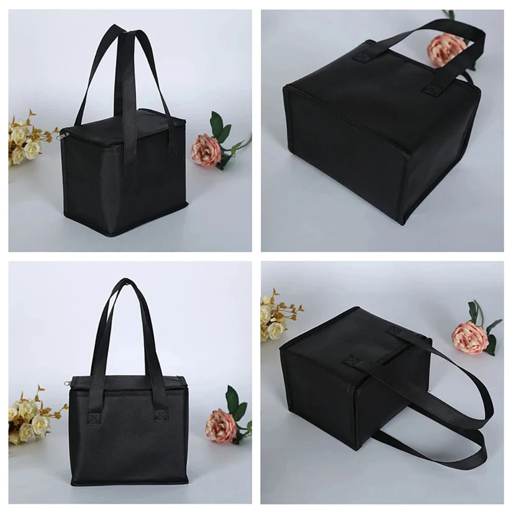 Portable Lunch Cooler Bag Folding Insulation Picnic Ice Pack Food Thermal Bag
