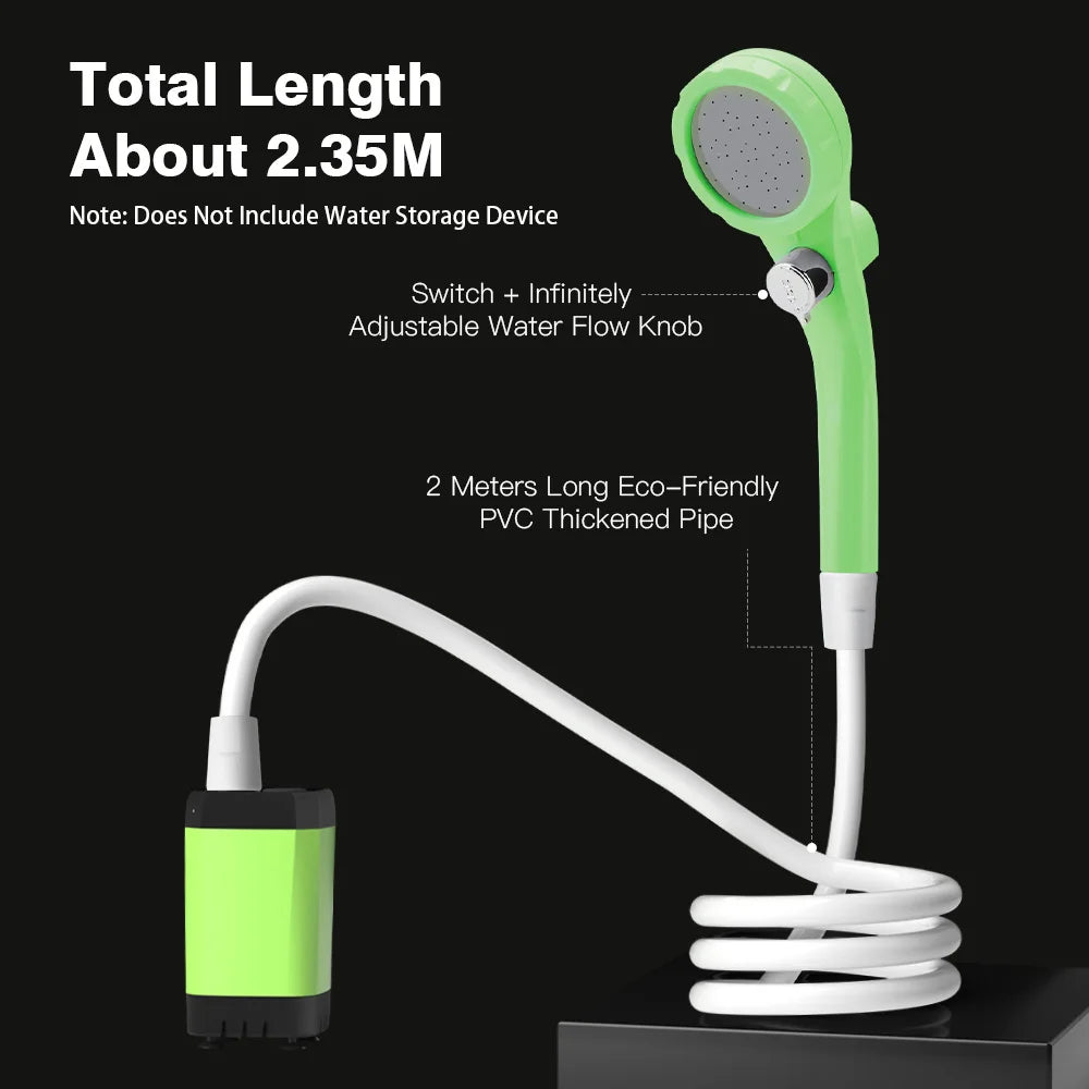 Camping Shower Pump RV Outdoor Shower