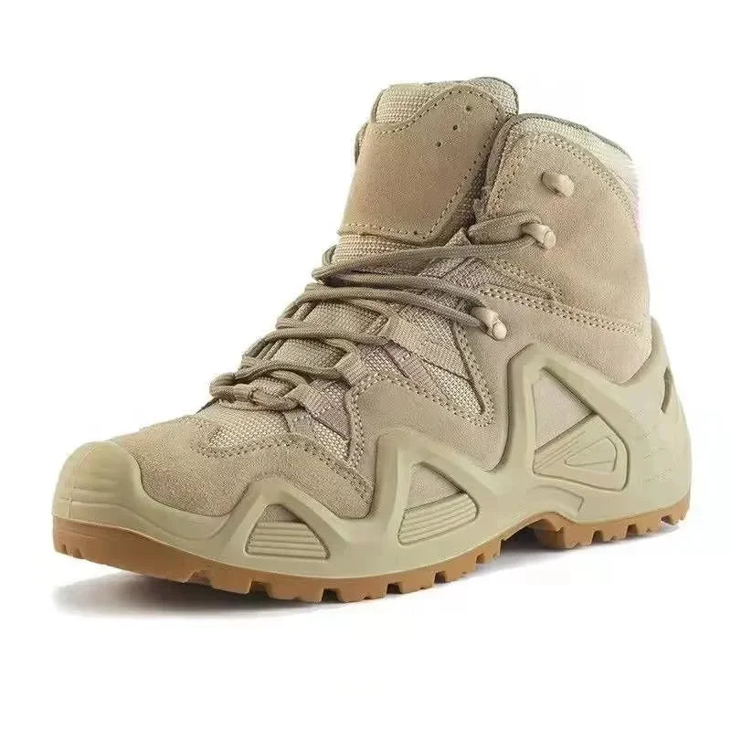 Mens Combat Tactical Boots WaterProof Outdoor Hiking