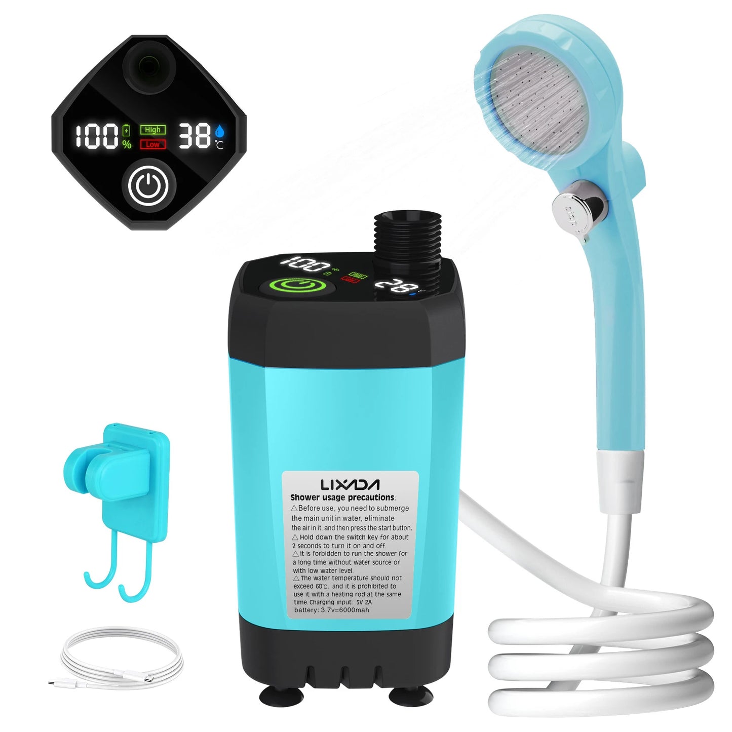 Camping Shower Pump RV Outdoor Shower
