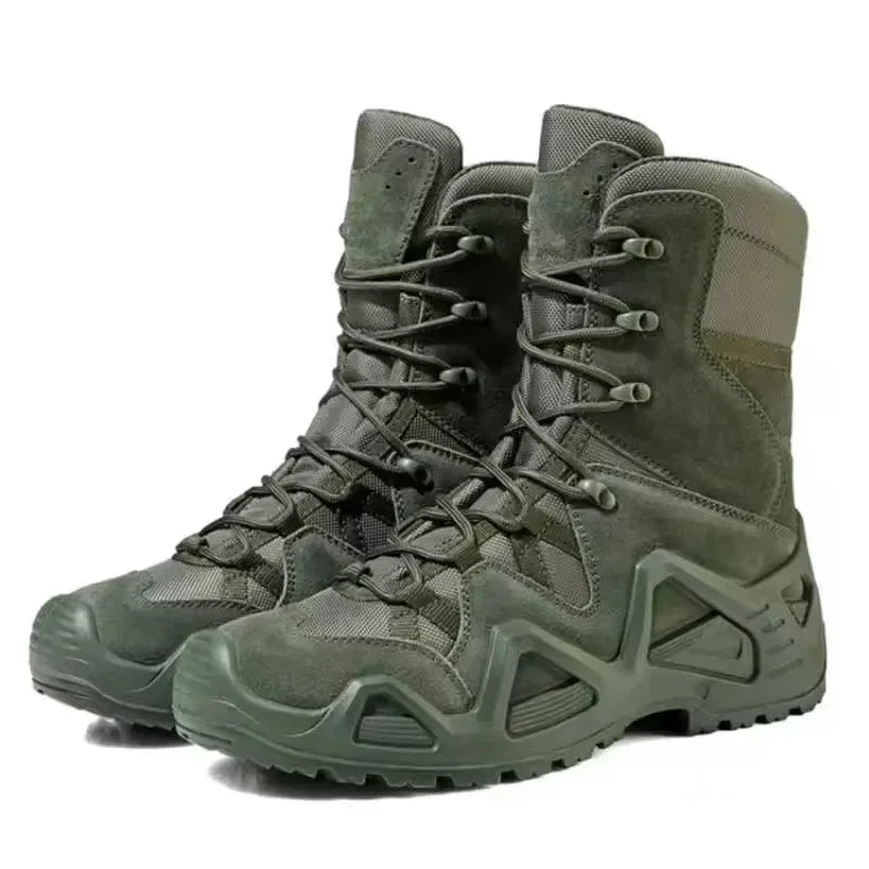 Mens Combat Tactical Boots WaterProof Outdoor Hiking