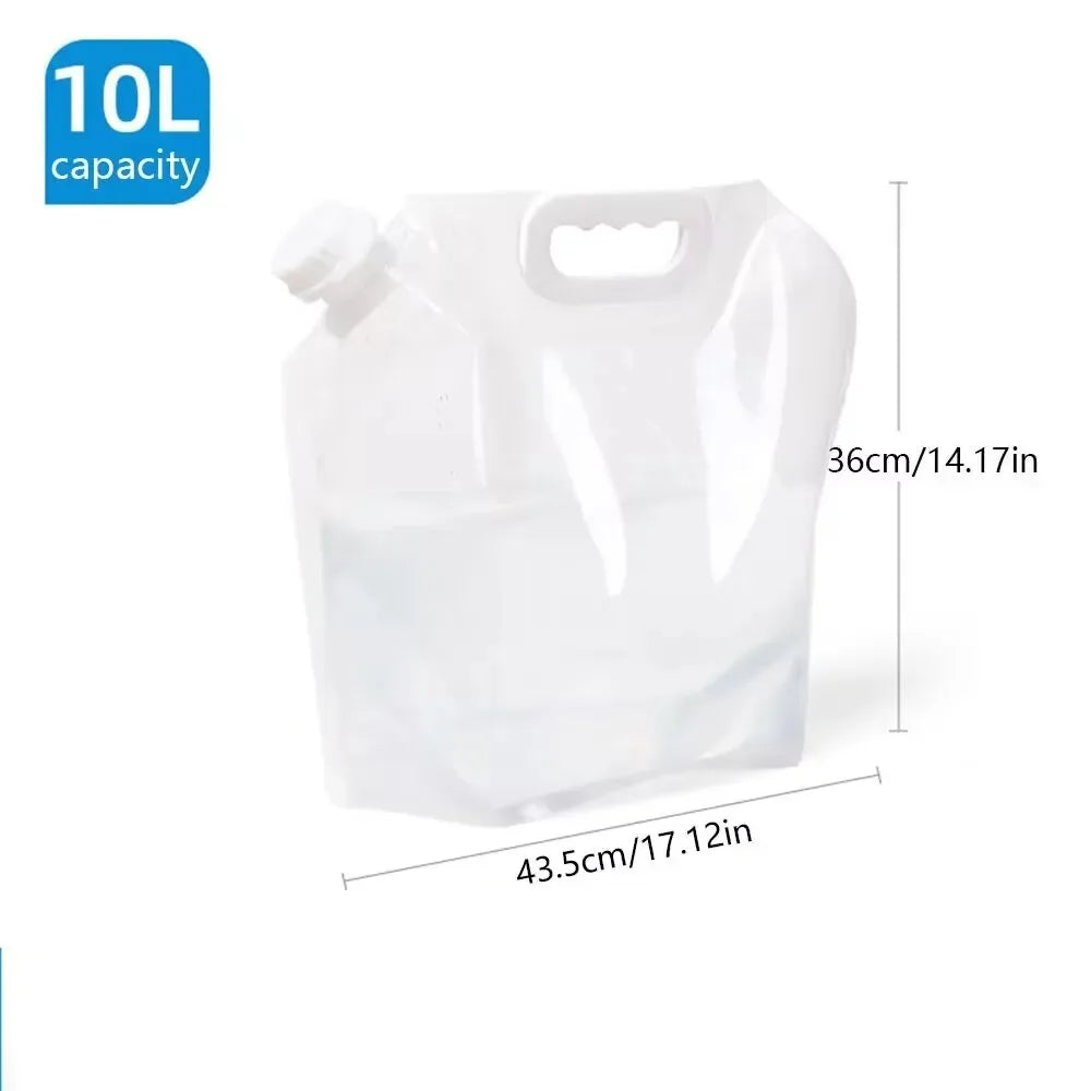 Outdoor Water Storage Bag 8L With Faucet Valve Travel Camping
