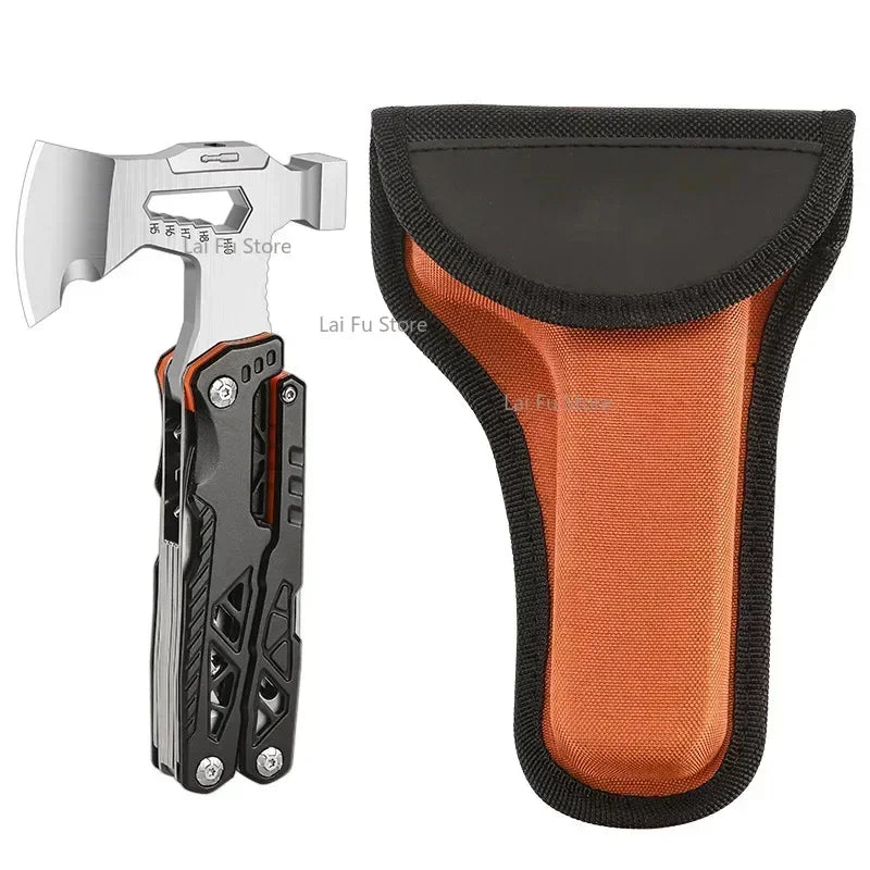 Multipurpose Outdoor Axe Hammer Pliers Folding Hammer