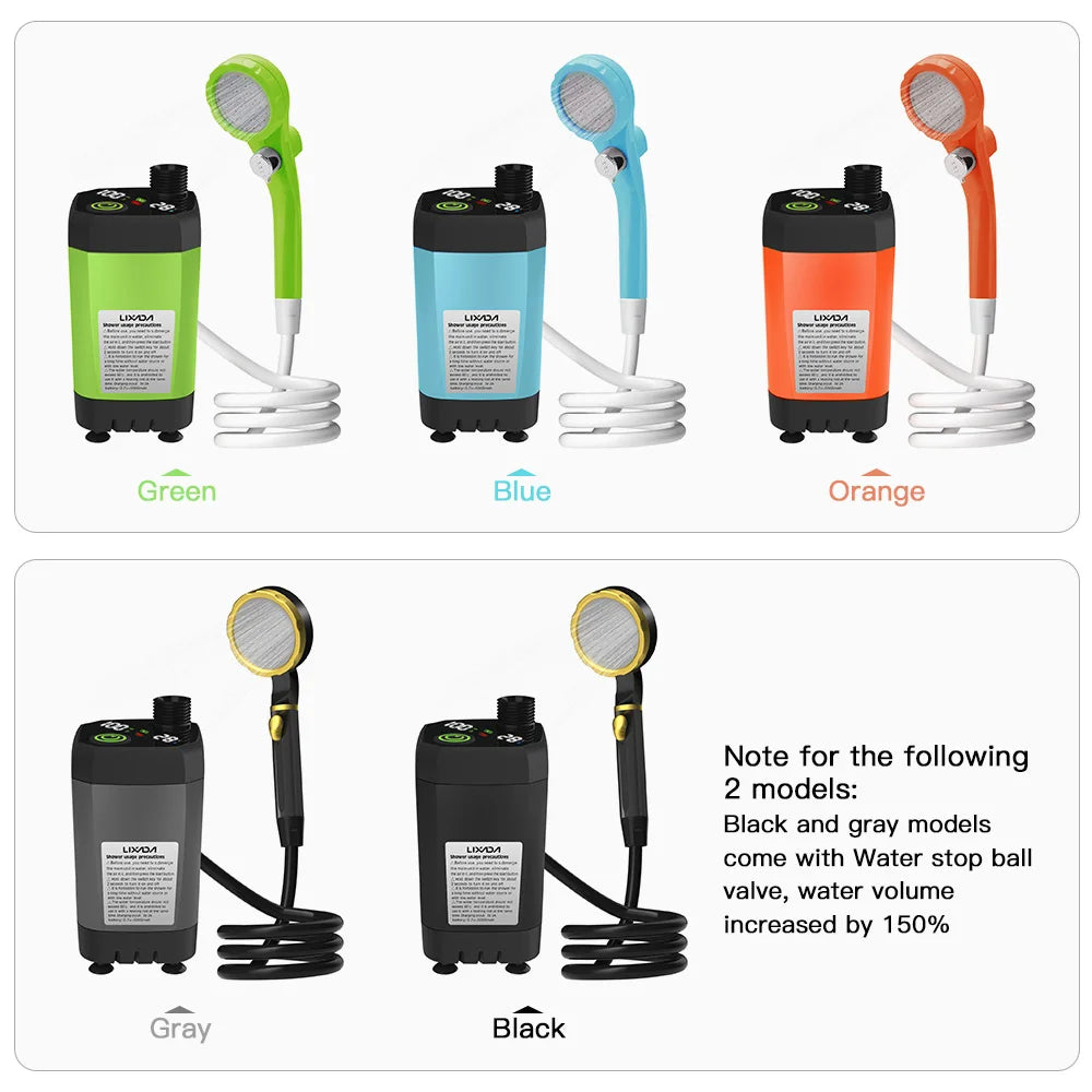 Camping Shower Pump RV Outdoor Shower
