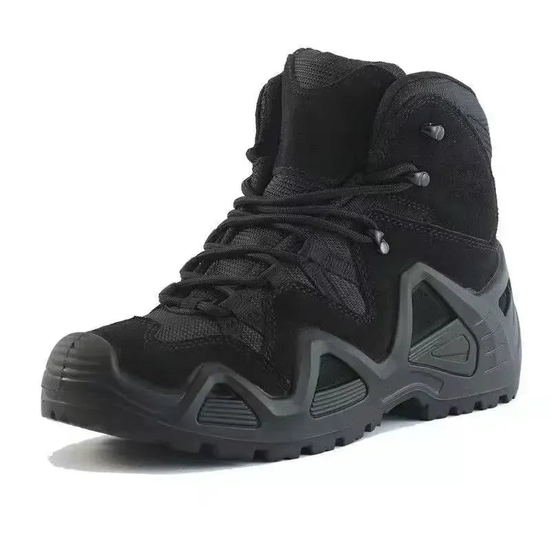 Mens Combat Tactical Boots WaterProof Outdoor Hiking