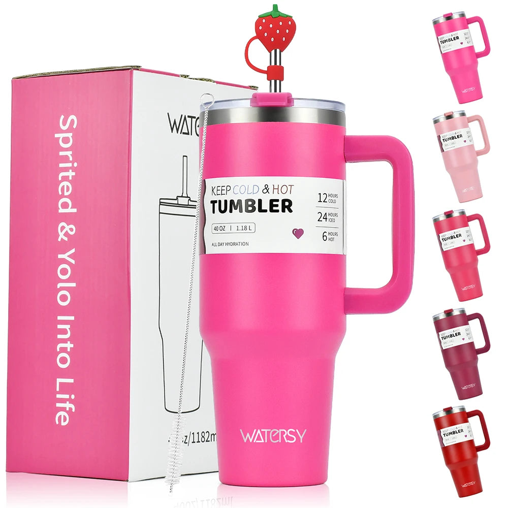 30oz/40OZ Stainless Steel Tumbler Large Capacity Thermal Bottle Double Vacuum Flasks Keep