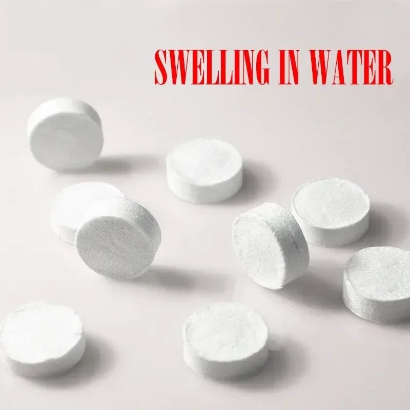 100pcs Camping Disposable Compressed Towel