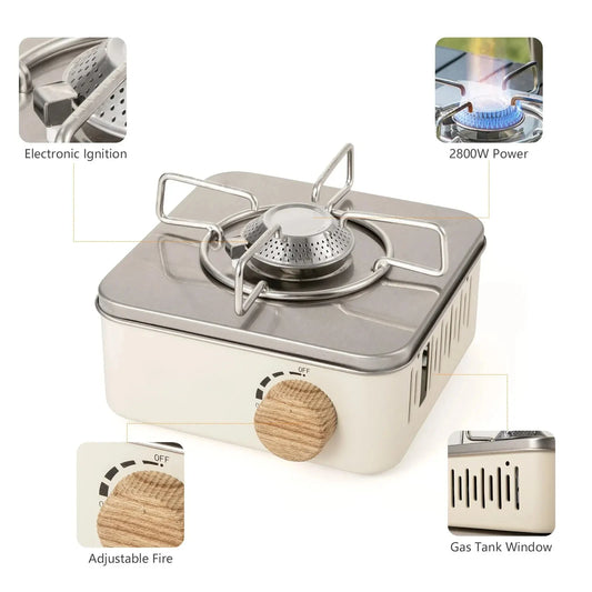 Camping Gas Stove 2800W High Firepower Portable