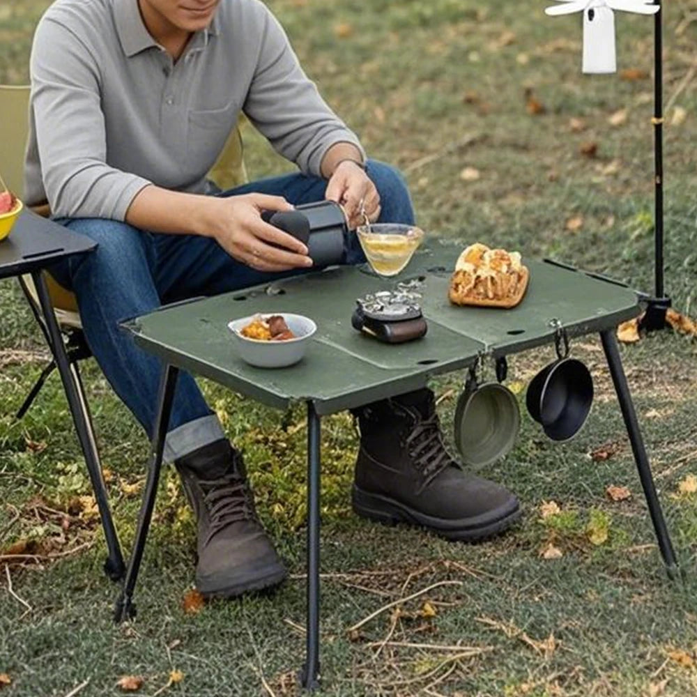 Folding Expandable Camping Table Lightweight Portable Aluminum