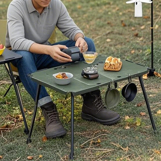 Folding Expandable Camping Table Lightweight Portable Aluminum