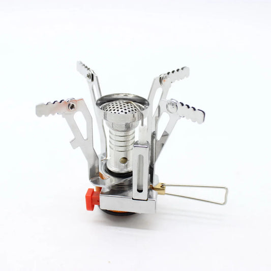 Foldable Outdoor Stove Ultra-light Alloy Mini Gas Stove for Camping