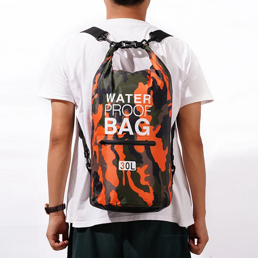 30L 15L Waterproof Dry Bags With Wet Separation Pocket