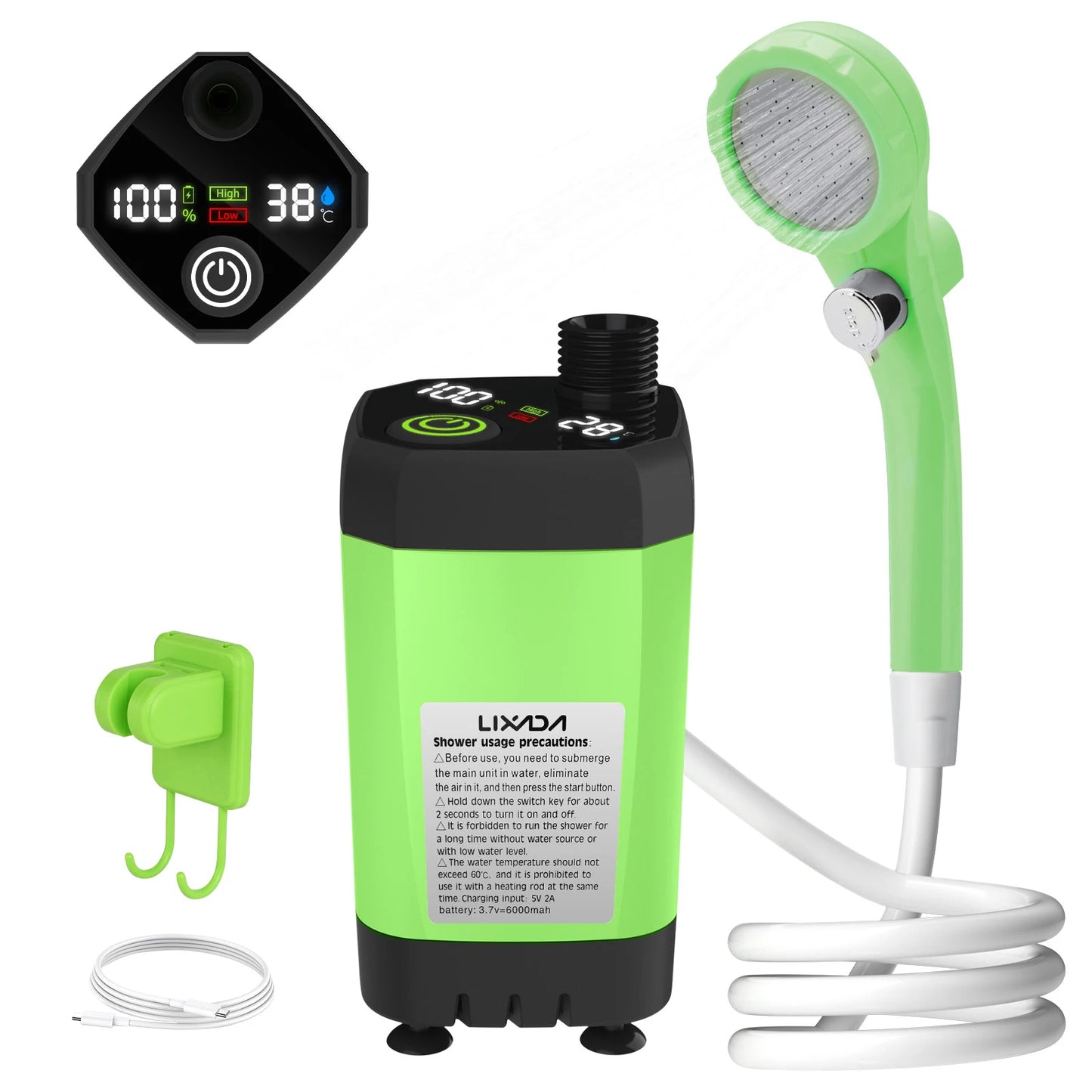 Camping Shower Pump RV Outdoor Shower